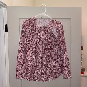 Women’s size small floral button up, perfect condition